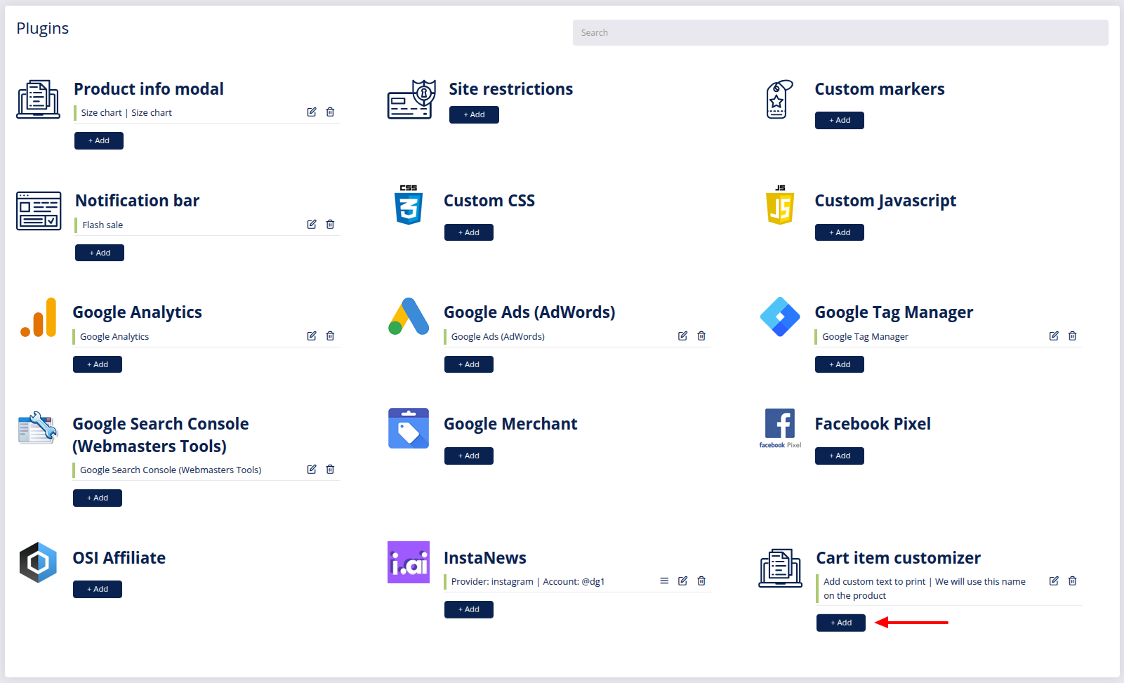 Cart item customizer - Plugins